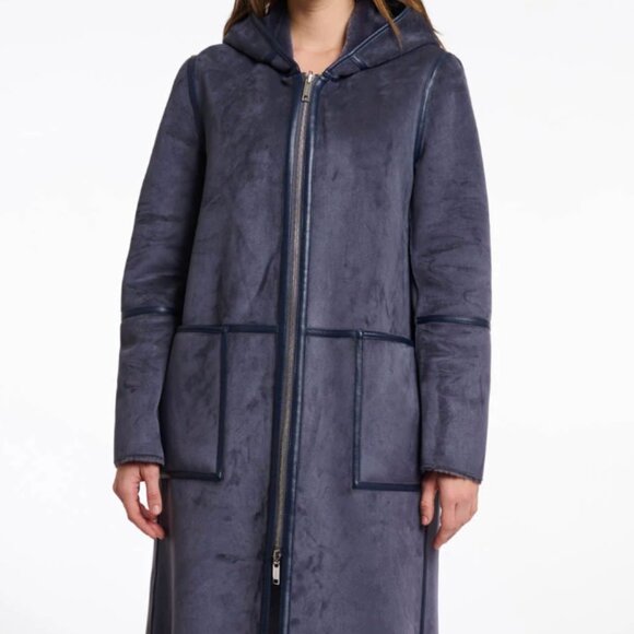 Rino and Pelle Jackets & Blazers - Rino & Pelle Ova Reversible Jacket Black Grey Size 40 L